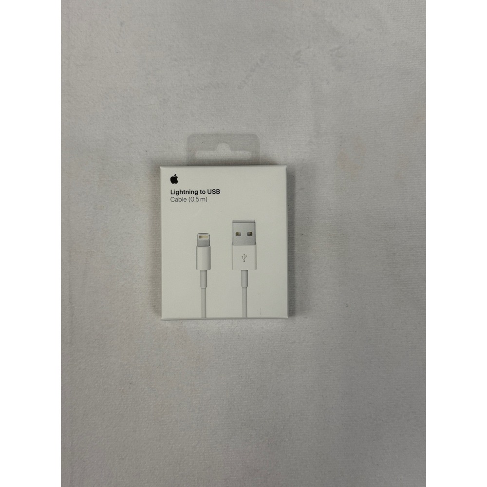 Apple Lightning to USB Cable 0.5m White ME291AM/A New in Box